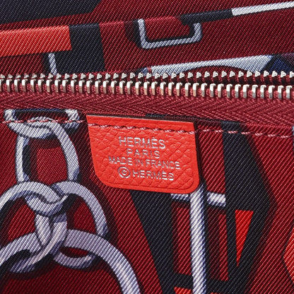 Hermes Epsom Silk'In Wallet Rose Jaipur Fauve Rouge Grenat 6 of 7