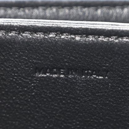 Celine Calfskin Crocodile Embossed Medium Triomphe Besace Black 7 of 11