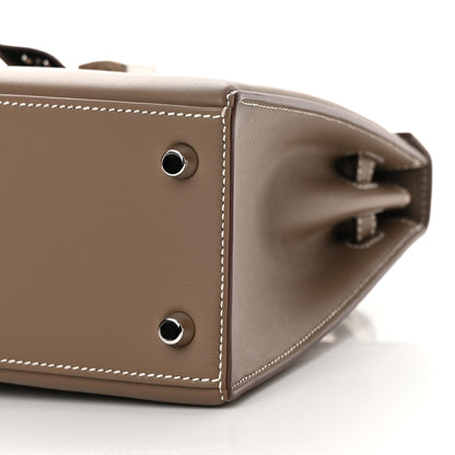 Hermes Swift Kelly Padded Sellier 25 Etoupe 10 of 11