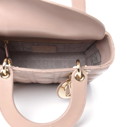 Christian Dior Lambskin Cannage Small Lucky Badges My Lady Dior Taupe 5 of 11