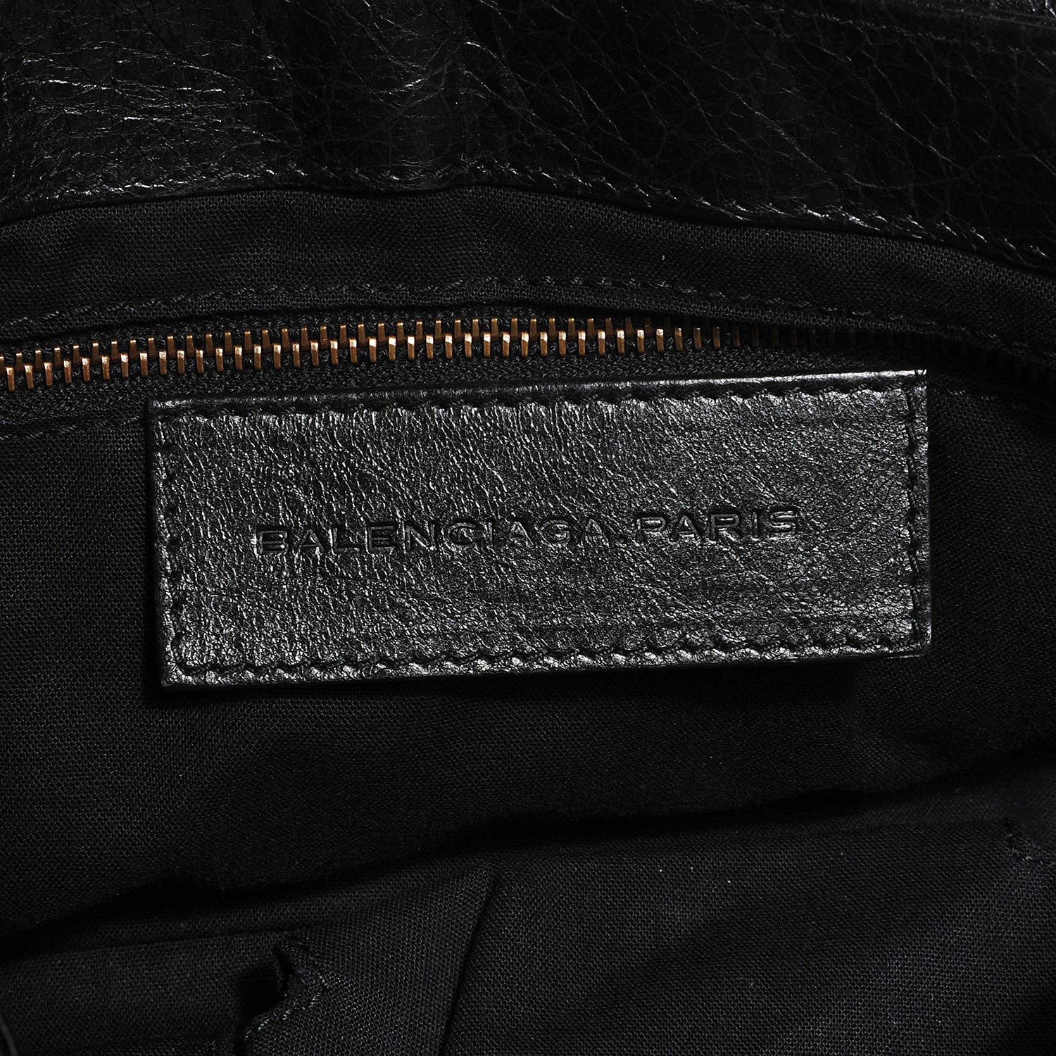 Balenciaga Agneau Classic Hardware Neo Folk Messenger Black 10 of 11