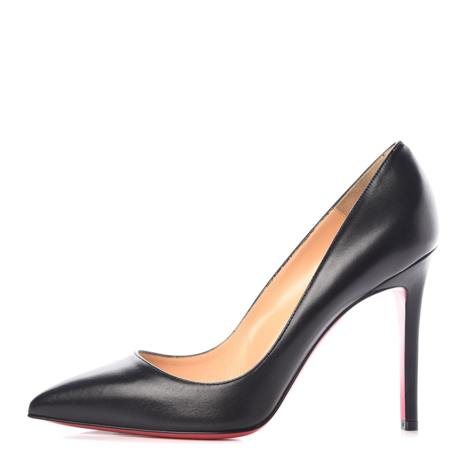 Christian Louboutin Shiny Nappa Pigalle 100 Pumps 38.5 Black 1 of 9