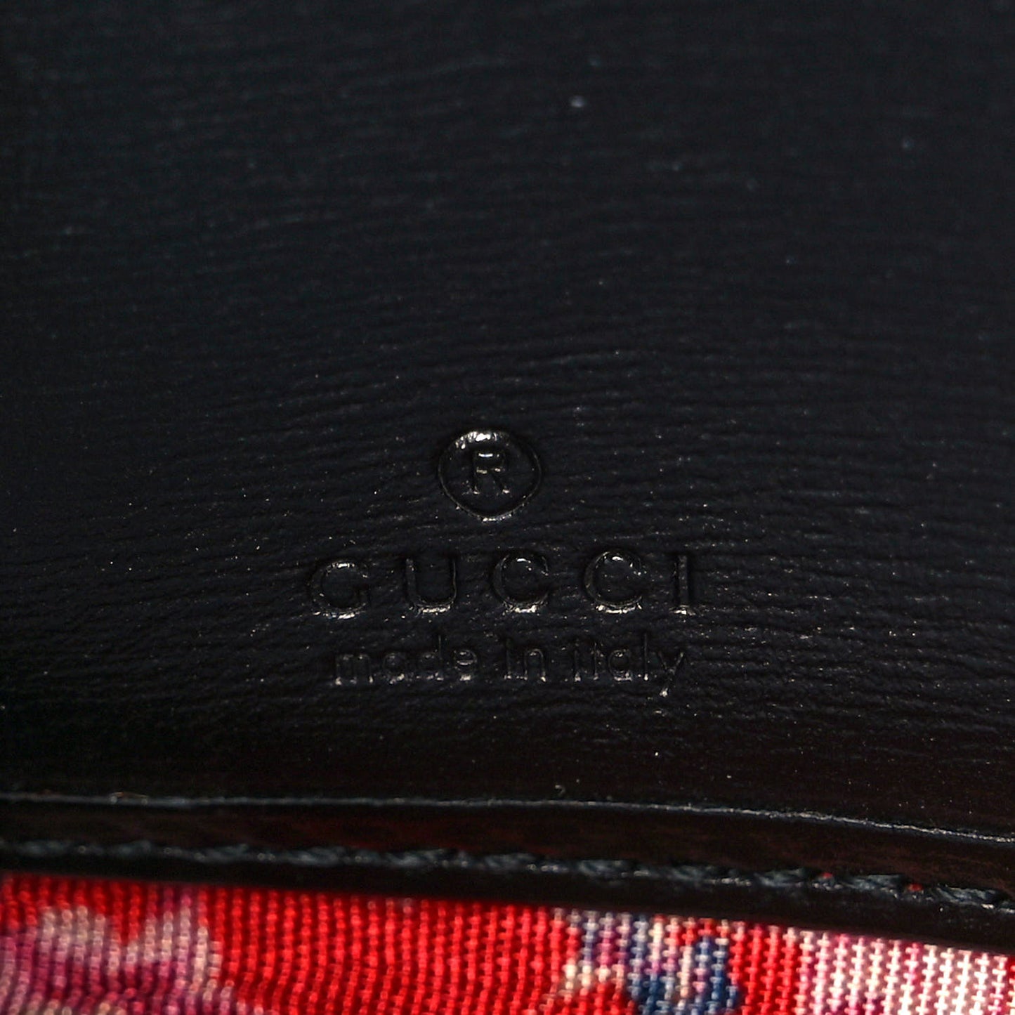 Calfskin Web Trapuntata GG Zip Around Wallet Black