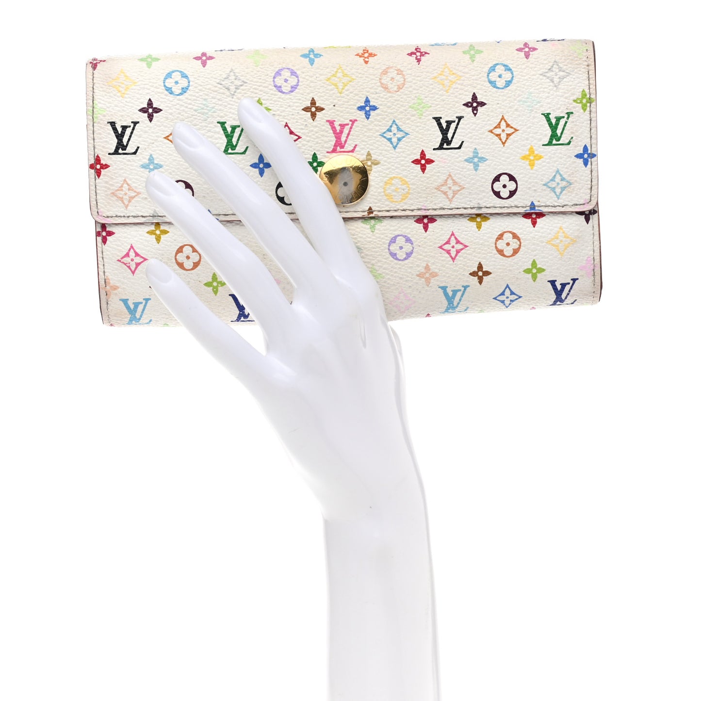 Monogram Multicolor Sarah Wallet White Grenade
