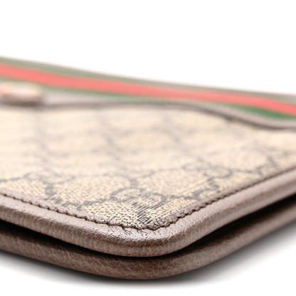 Gucci GG Supreme Monogram Web Small Ophidia Documents Holder Beige New Acero 8 of 8