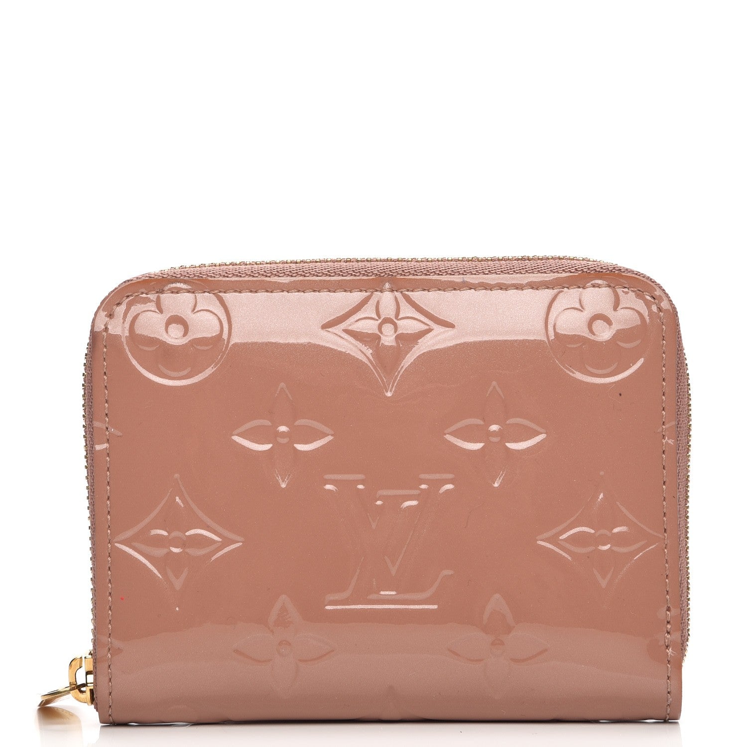 Louis Vuitton Vernis Zippy Coin Purse Rose Velours 1 of 7
