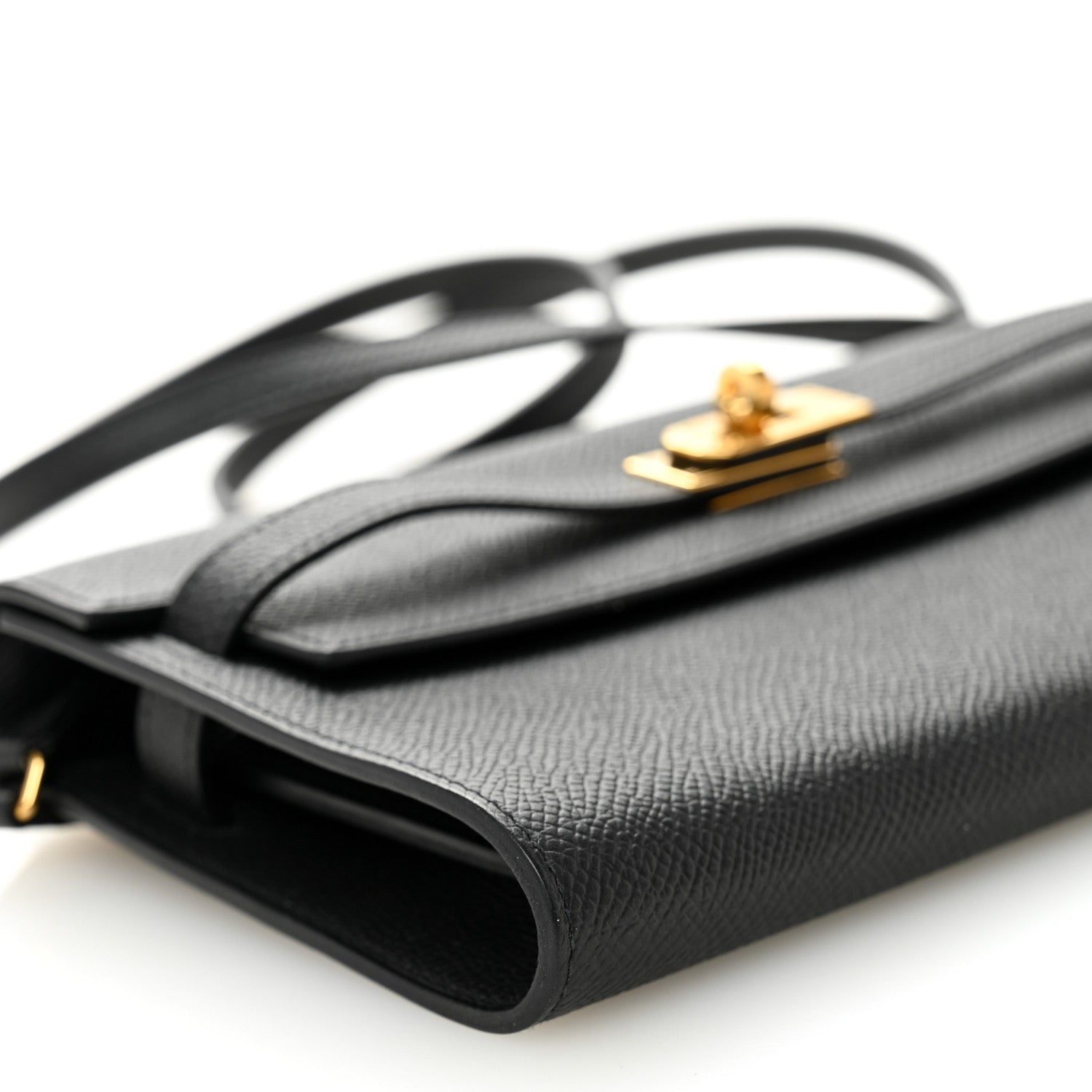 Hermes Epsom Kelly Wallet To Go Black 10 of 12