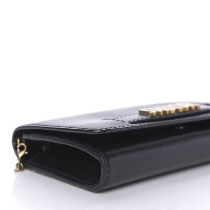 Christian Dior Smooth Calfskin J'adior Croisiere Chain Wallet Black 6 of 9