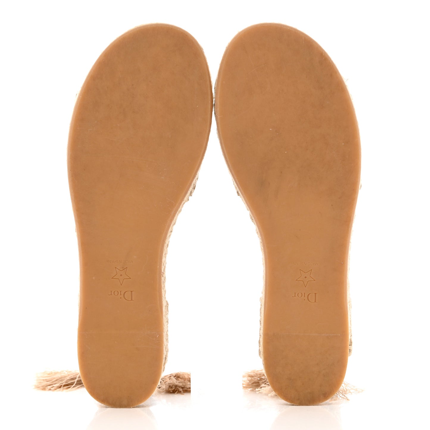 Canvas Embroidered Granville Ankle Tie Espadrille Flat Sandals 40.5 Cream