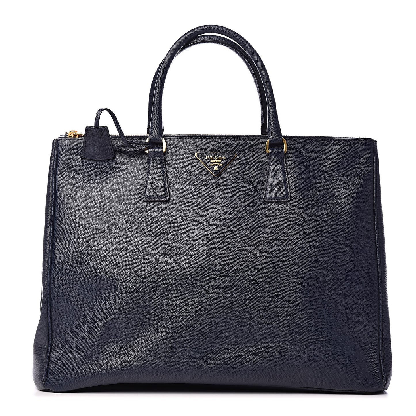 Saffiano Large Galleria Double Zip Tote Baltico