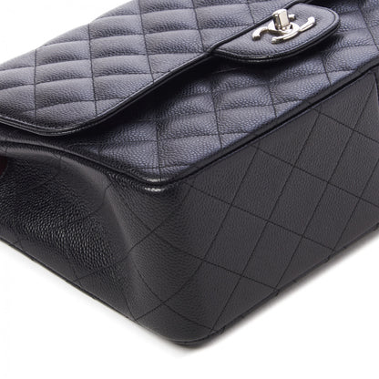 Chanel Caviar Quilted Jumbo Double Flap Black 6 of 11