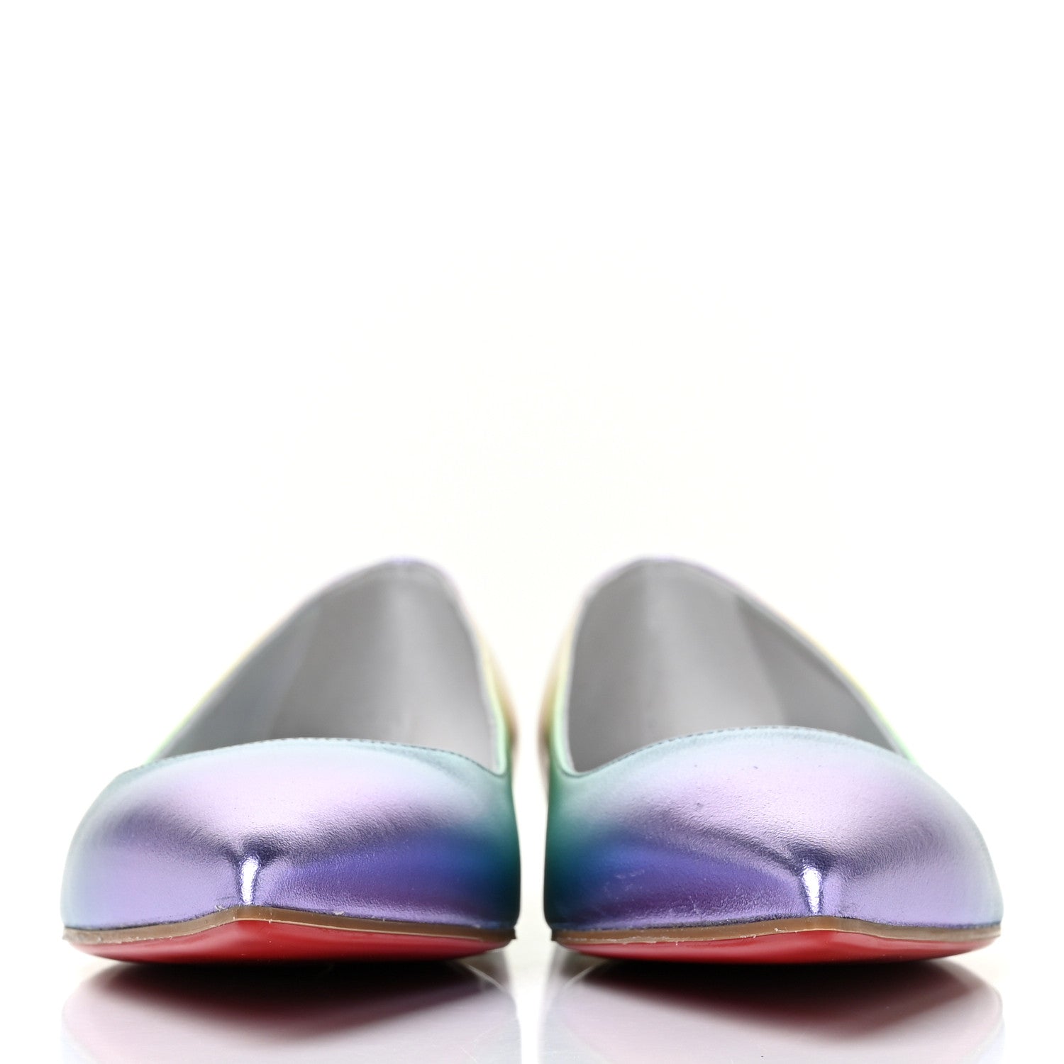Christian Louboutin Iridescent Nappa Kate Flats 36 Multicolor 2 of 8