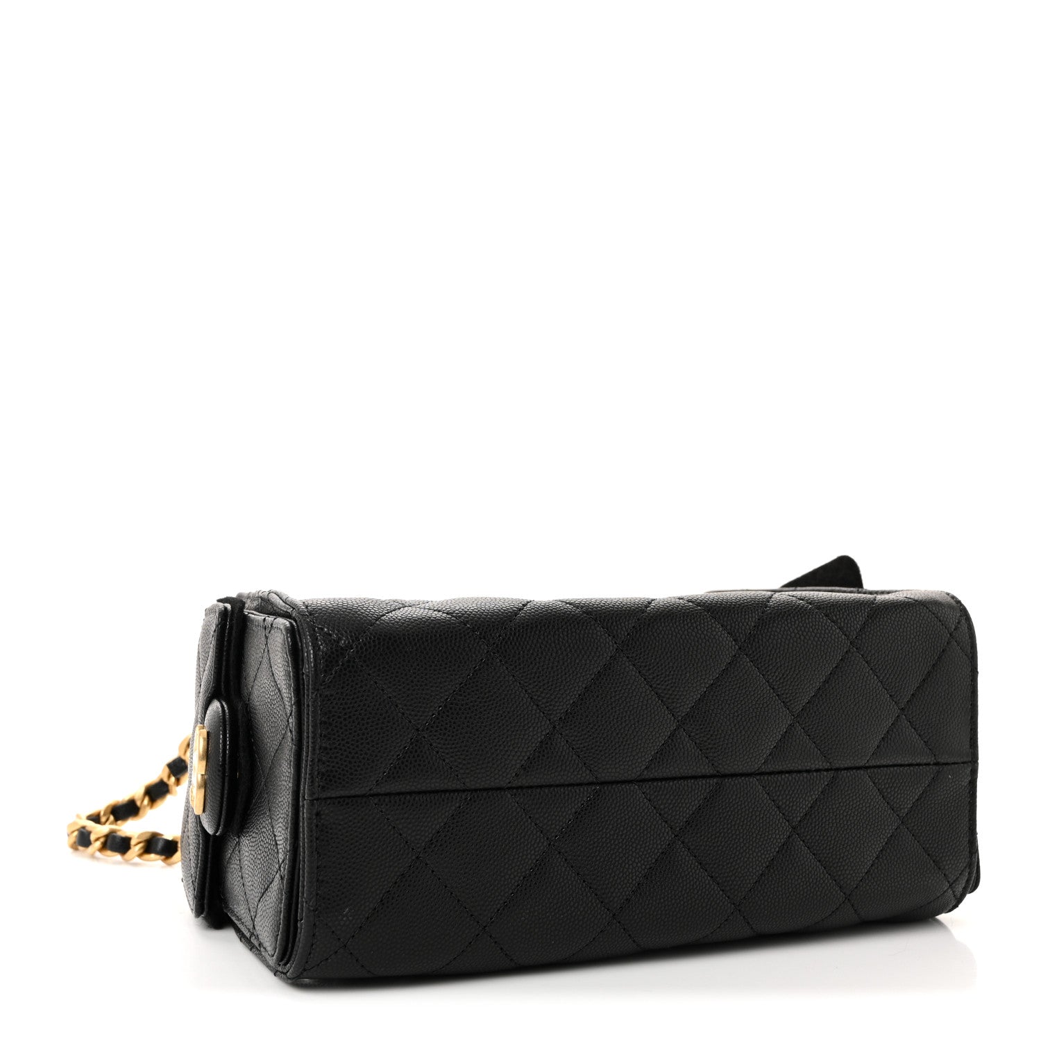 Chanel Caviar Quilted Mini Chanel 25 Handbag Black 4 of 11