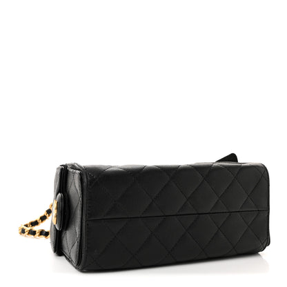 Chanel Caviar Quilted Mini Chanel 25 Handbag Black 4 of 11
