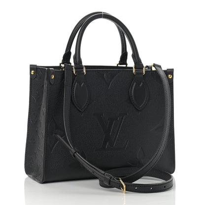 Louis Vuitton Empreinte Monogram Giant Onthego PM Black 3 of 9