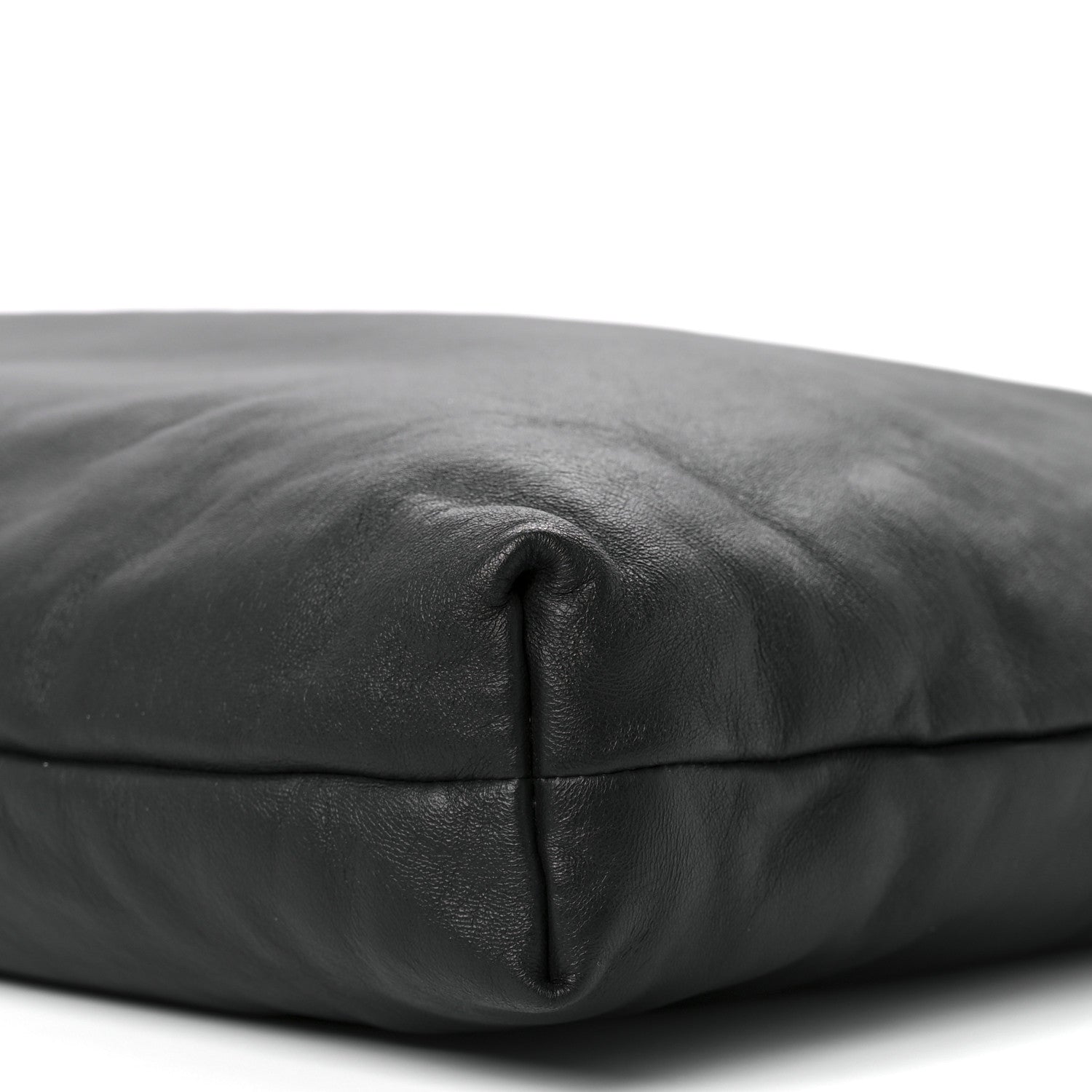 Mansur Gavriel Calfskin Reversible Pillow Tote Black Flamma 12 of 12