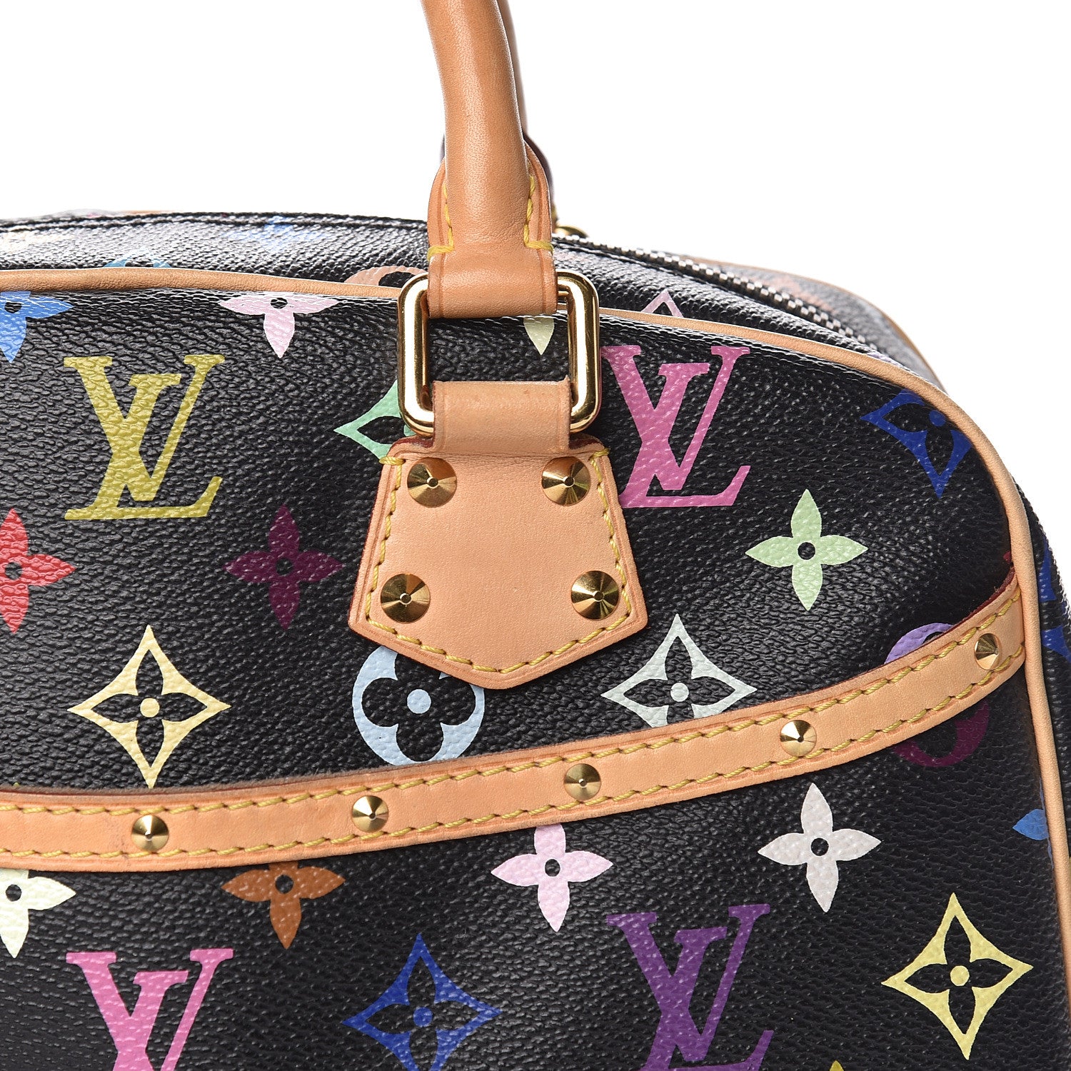 Louis Vuitton Monogram Multicolor Trouville Black 11 of 11