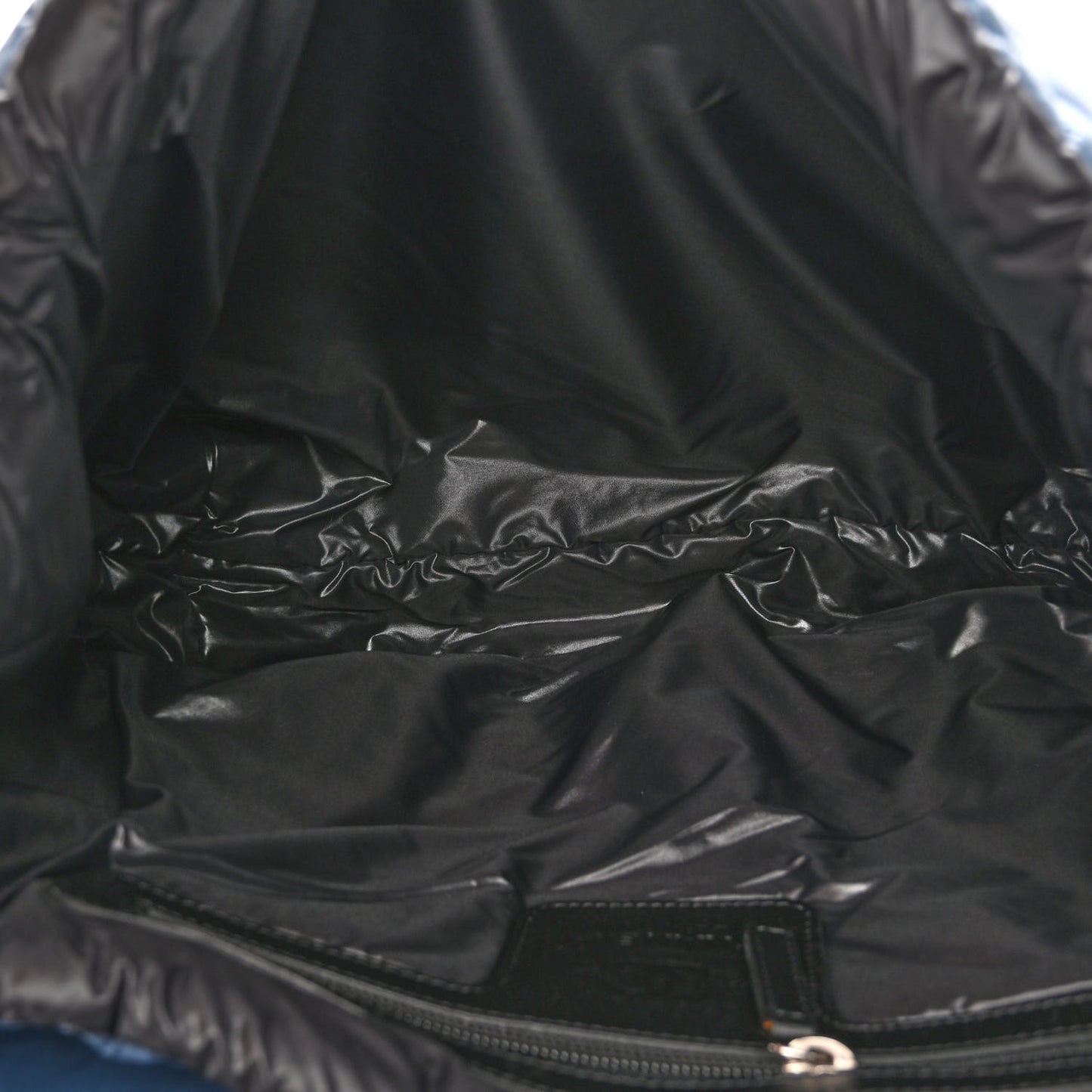 Nylon Quilted Coco Cocoon Backpack Blue