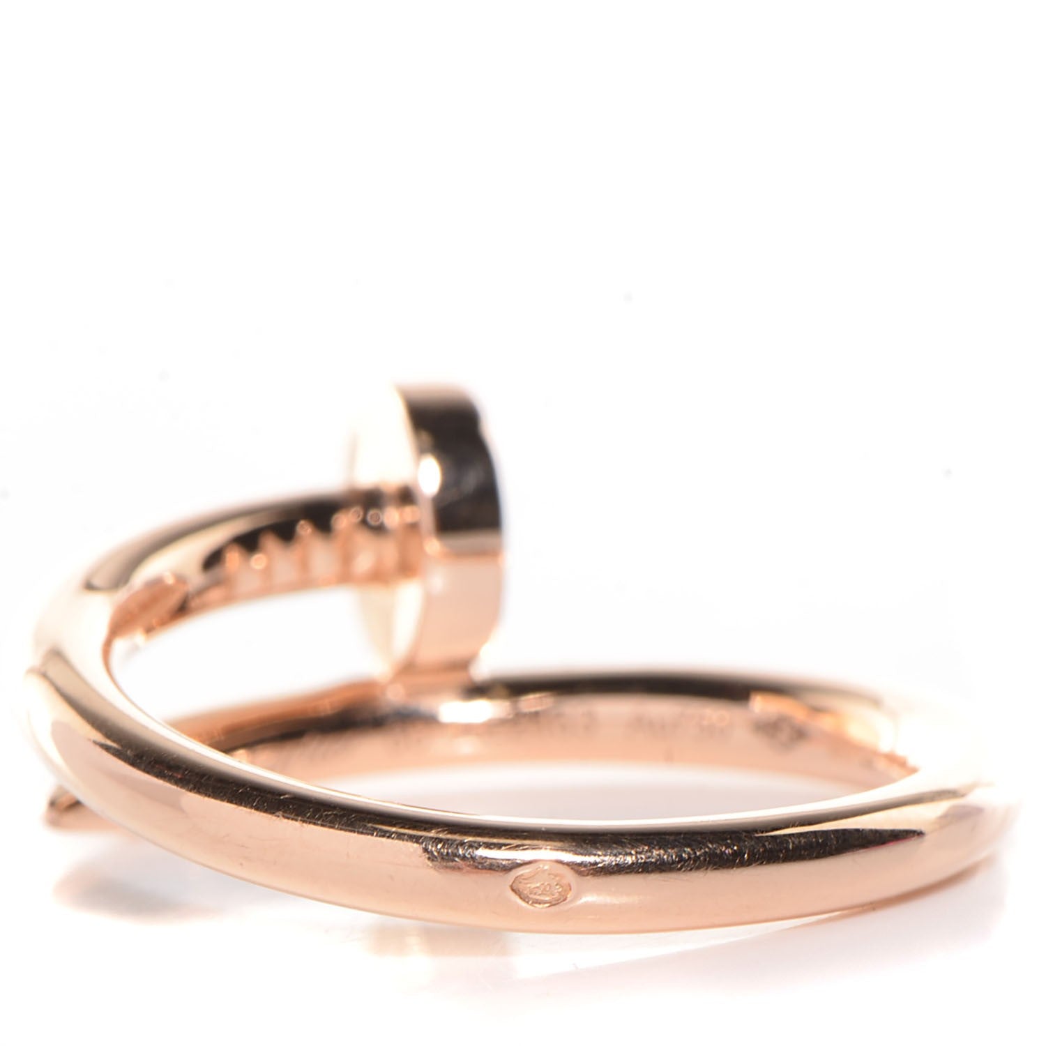 Cartier 18K Pink Gold Juste Un Clou Ring Size 60 US 9 3 of 7