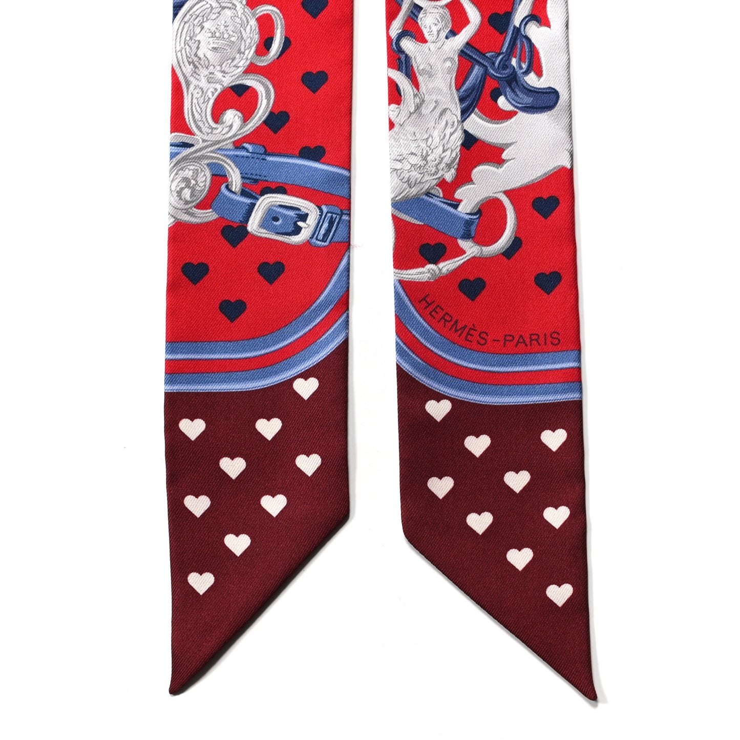 Silk Brides de Gala Love Twilly Rouge Bleu Bordeaux