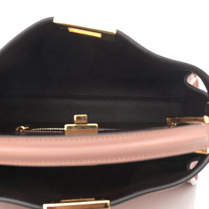 Fendi Vitello Tahiti Burro Medium Peekaboo Iconic Essentially Satchel Rosa Burbon Maya 6 of 12