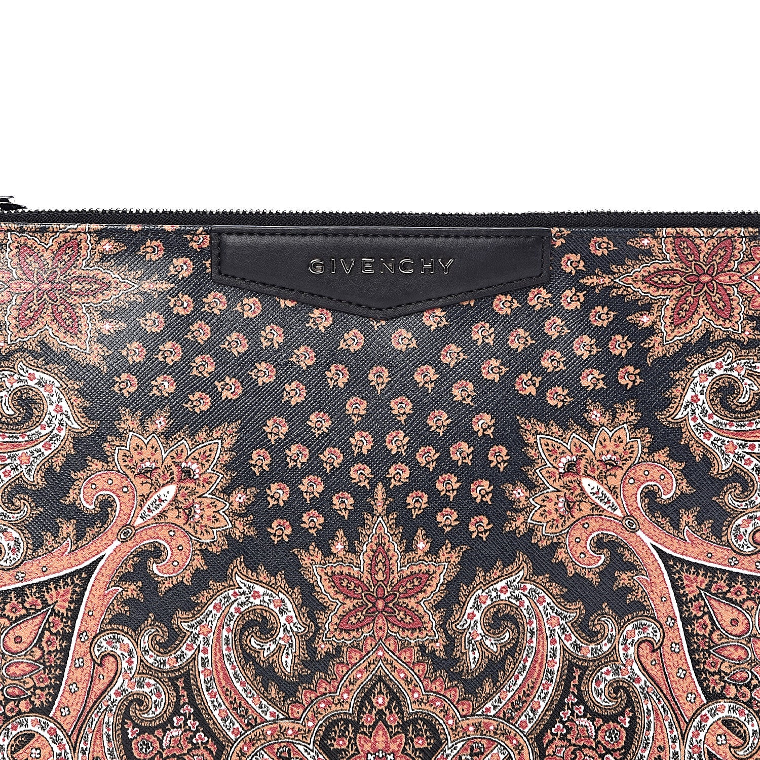 Givenchy Saffiano Paisley Print Medium Antigona Pouch 8 of 8