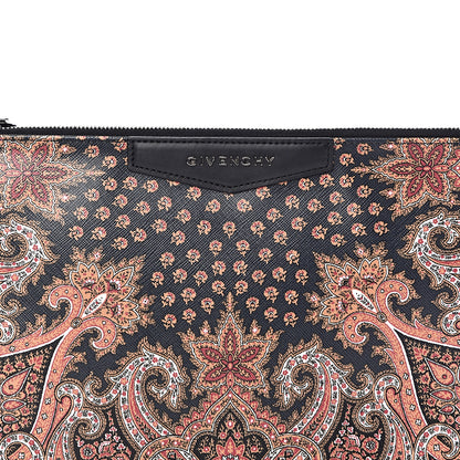 Givenchy Saffiano Paisley Print Medium Antigona Pouch 8 of 8