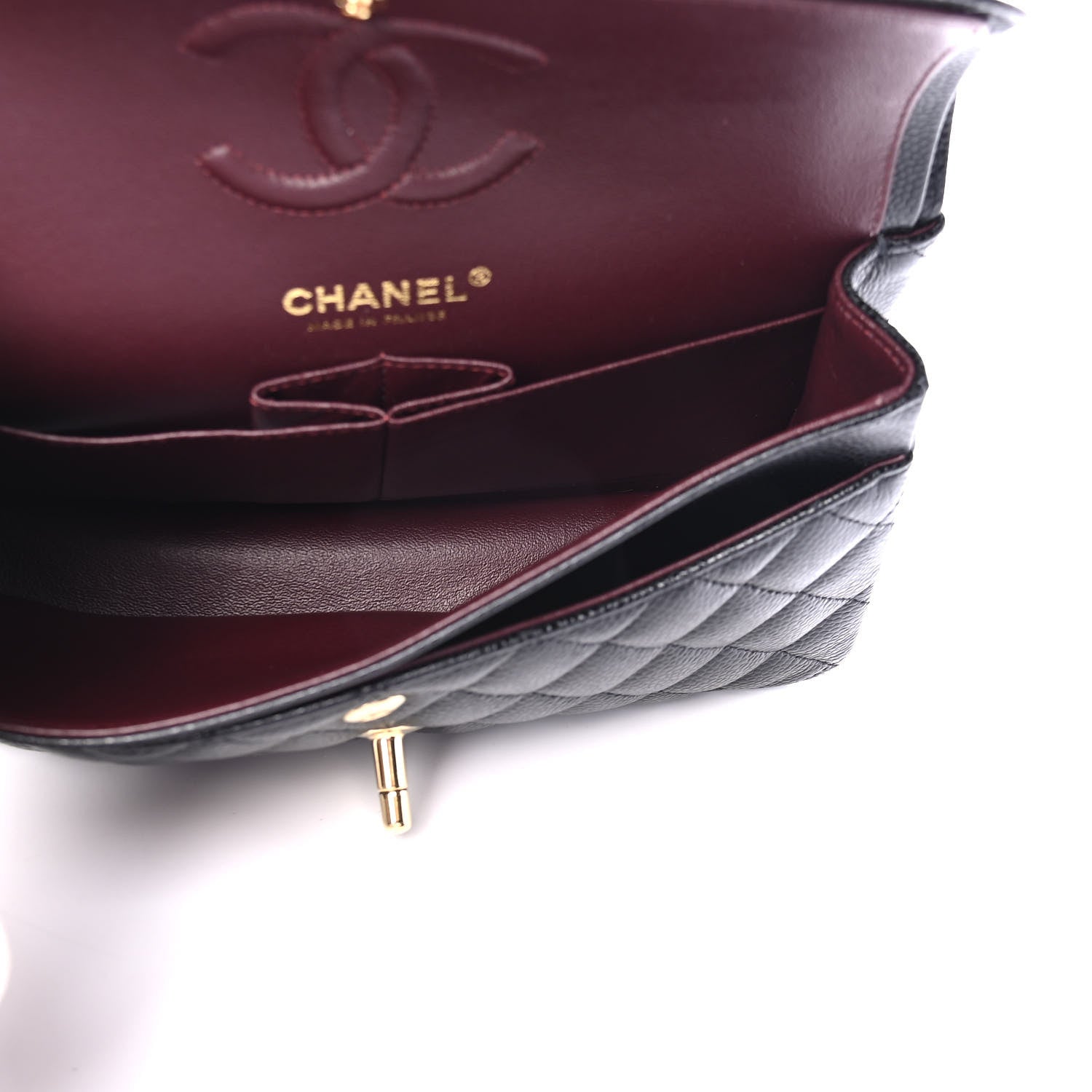 Chanel Caviar Quilted Small Double Flap Black 4 of 4