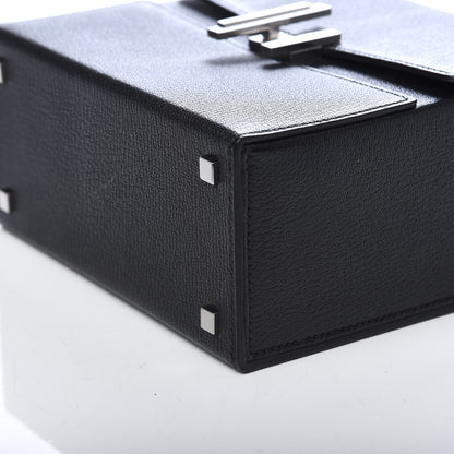Hermes Chevre Mysore Cinhetic Boxy Top Handle Bag Black 8 of 10