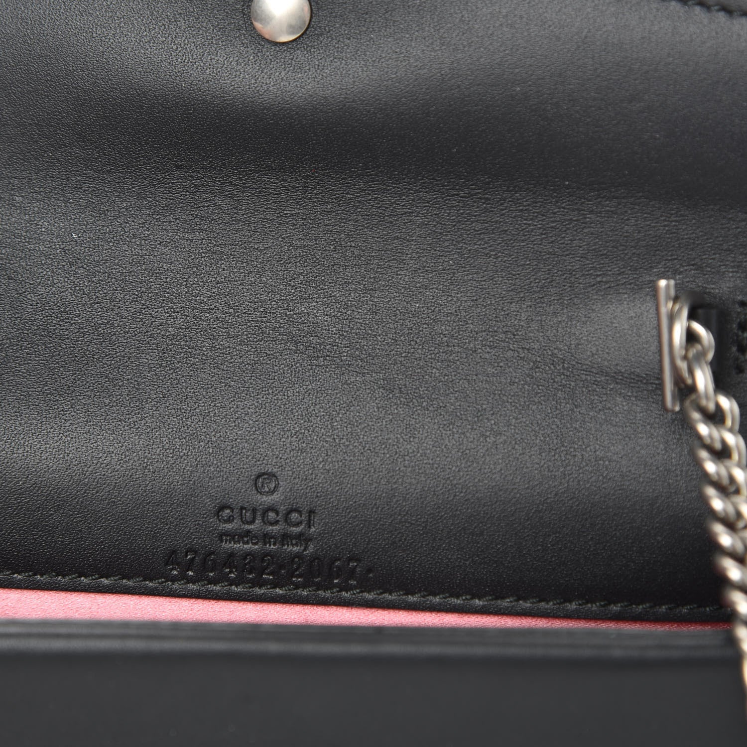 Gucci Velvet Crystal Super Mini Dionysus Shoulder Bag Black 11 of 15