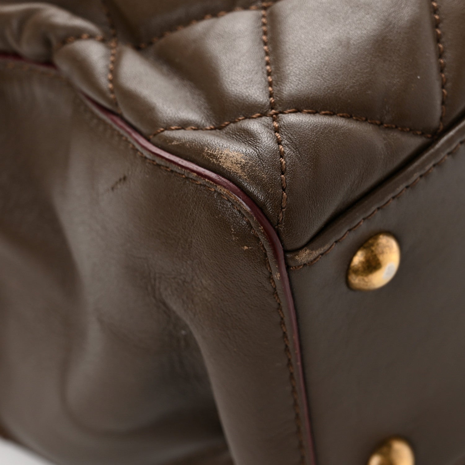 Chanel Calfskin Quilted Perfect Edge Tote Brown 12 of 17