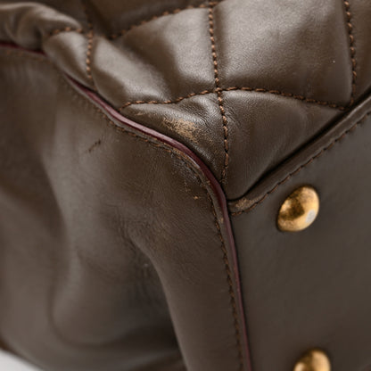 Chanel Calfskin Quilted Perfect Edge Tote Brown 12 of 17