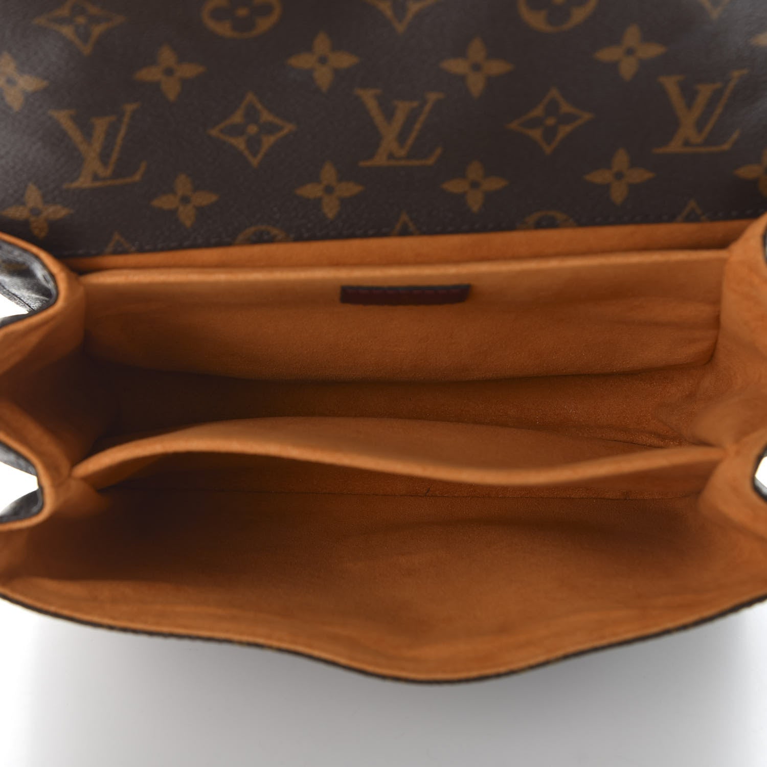 Louis Vuitton Monogram Braided Pochette Metis Safran 4 of 9
