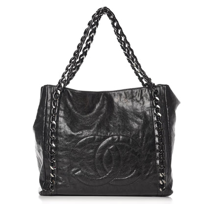 Chanel Glazed Caviar Modern Chain Tote Black 1 of 9