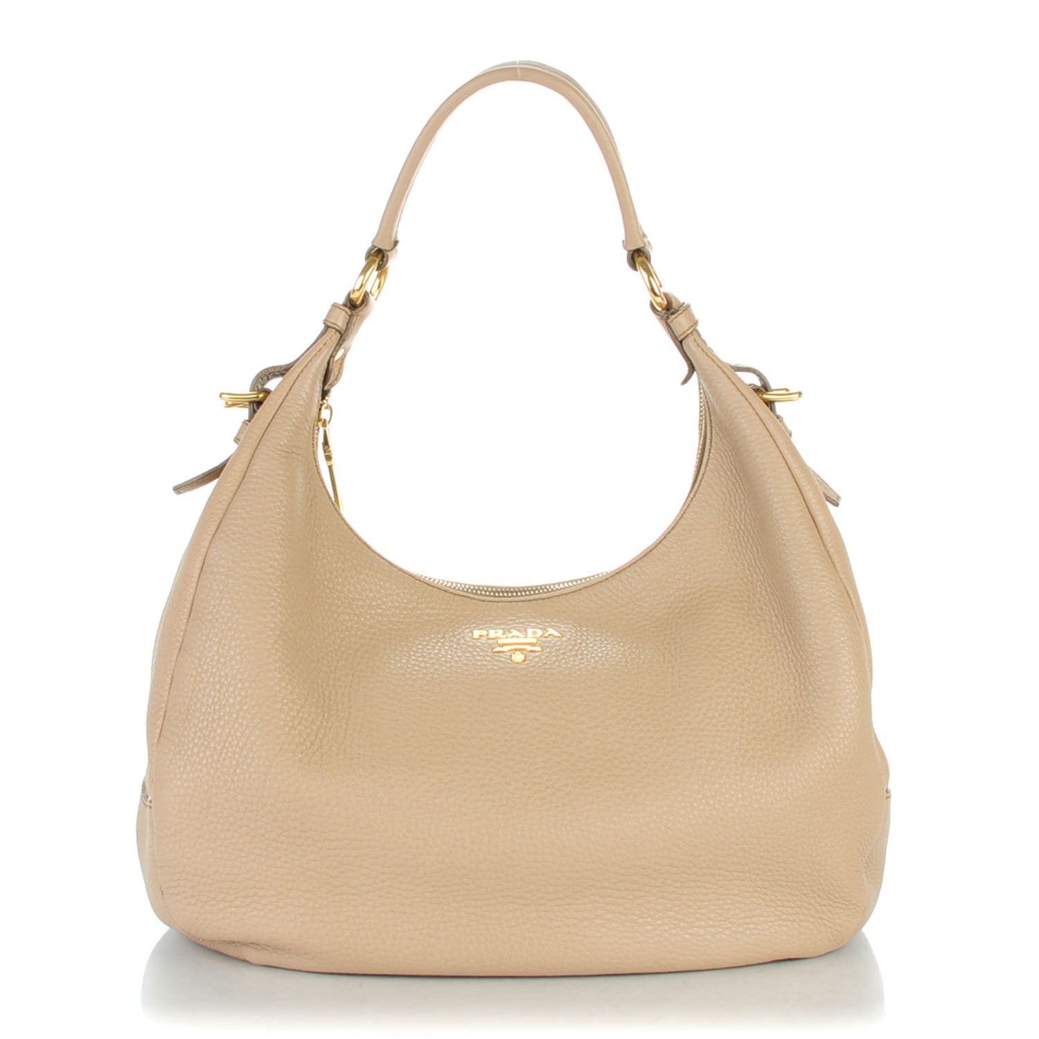 Prada Vitello Daino Hobo Visone 1 of 8