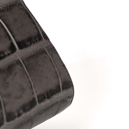 Givenchy Calfskin Crocodile Embossed 3D Stud Medium Antigona Storm Grey 11 of 11