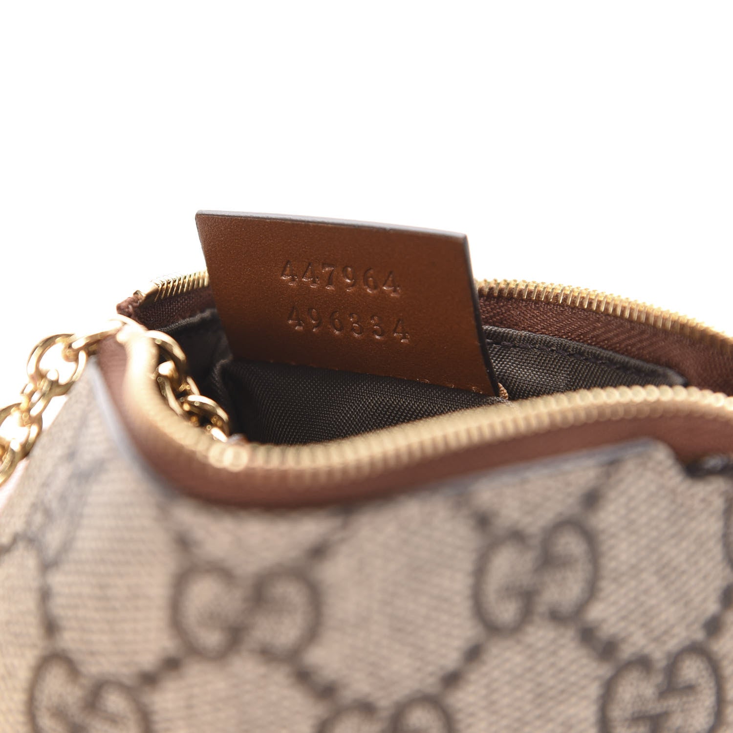 Gucci GG Supreme Monogram Key Case Brown 7 of 8
