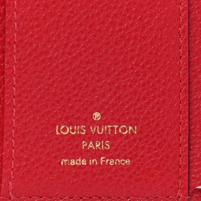 Louis Vuitton Empreinte Zoe Wallet Scarlet 6 of 9