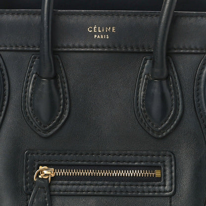 Celine Smooth Calfskin Nano Luggage Orage 7 of 13