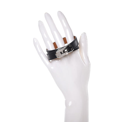 Hermes Chamonix Kelly Double Tour Bracelet S Black 2 of 6