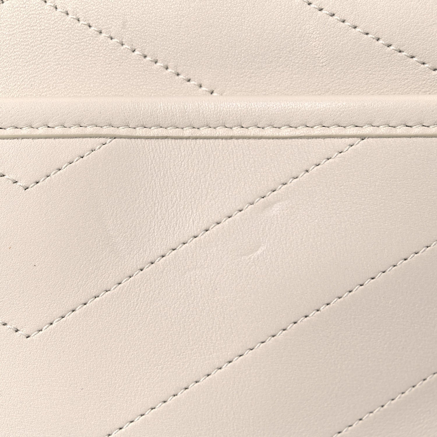 Saint Laurent Lambskin Matelasse Monogram Medium Niki Chain Satchel Ivory 16 of 16