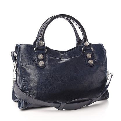 Balenciaga Agneau Giant 21 Silver Hardware City Marine 3 of 12