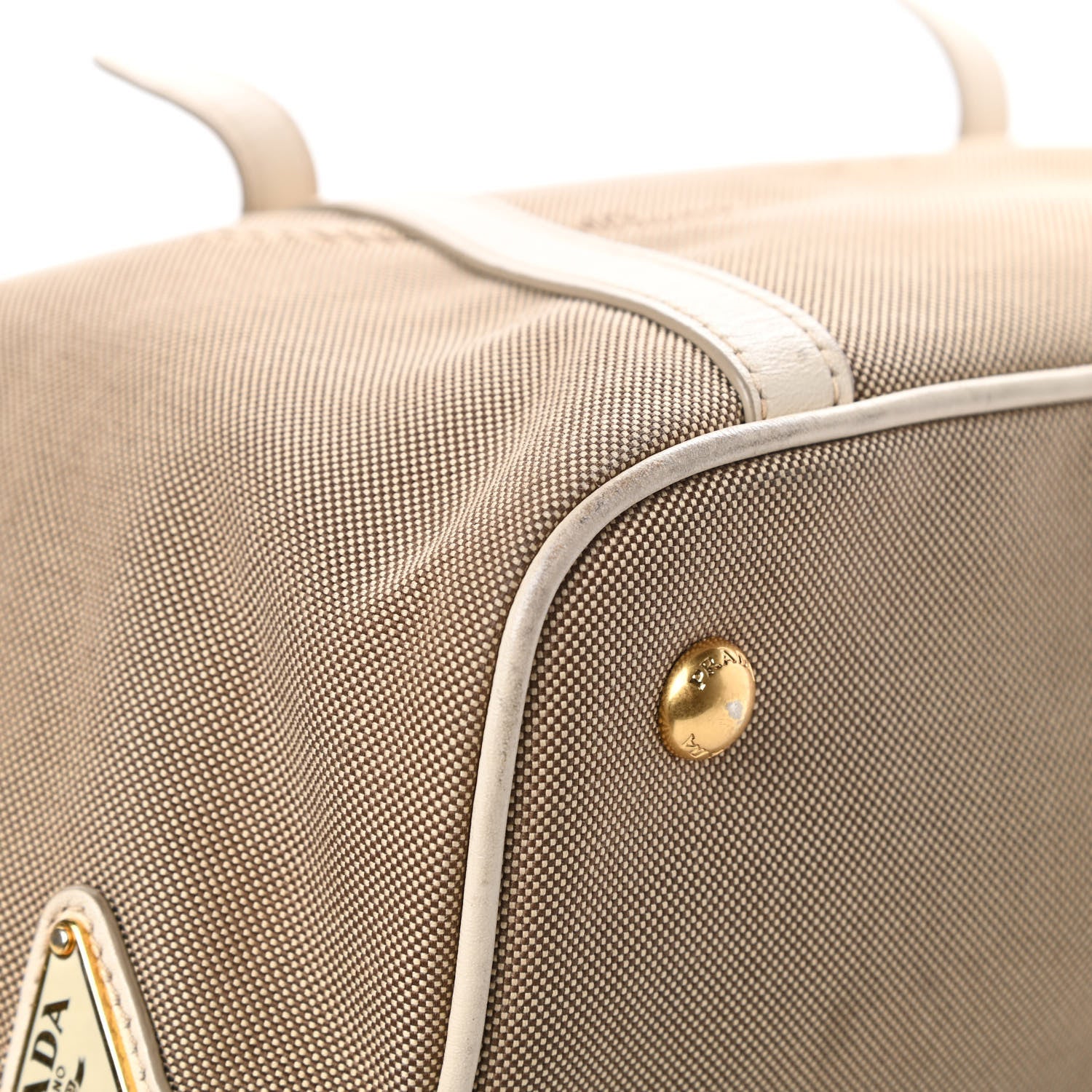 Prada Jacquard Logo Tote Talco 10 of 17