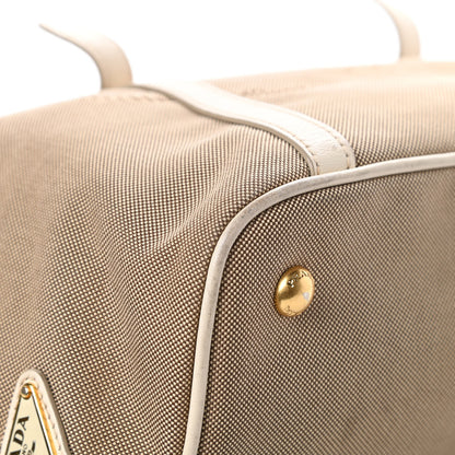 Prada Jacquard Logo Tote Talco 10 of 17