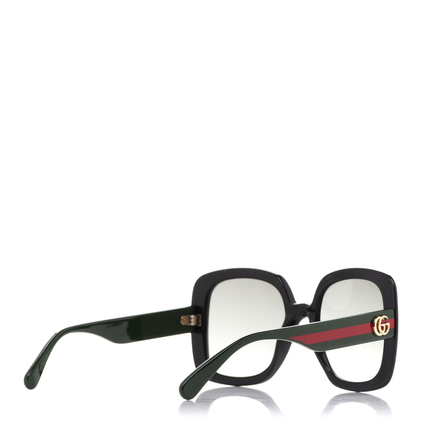 Acetate Square GG Web Sunglasses GG0713S Black