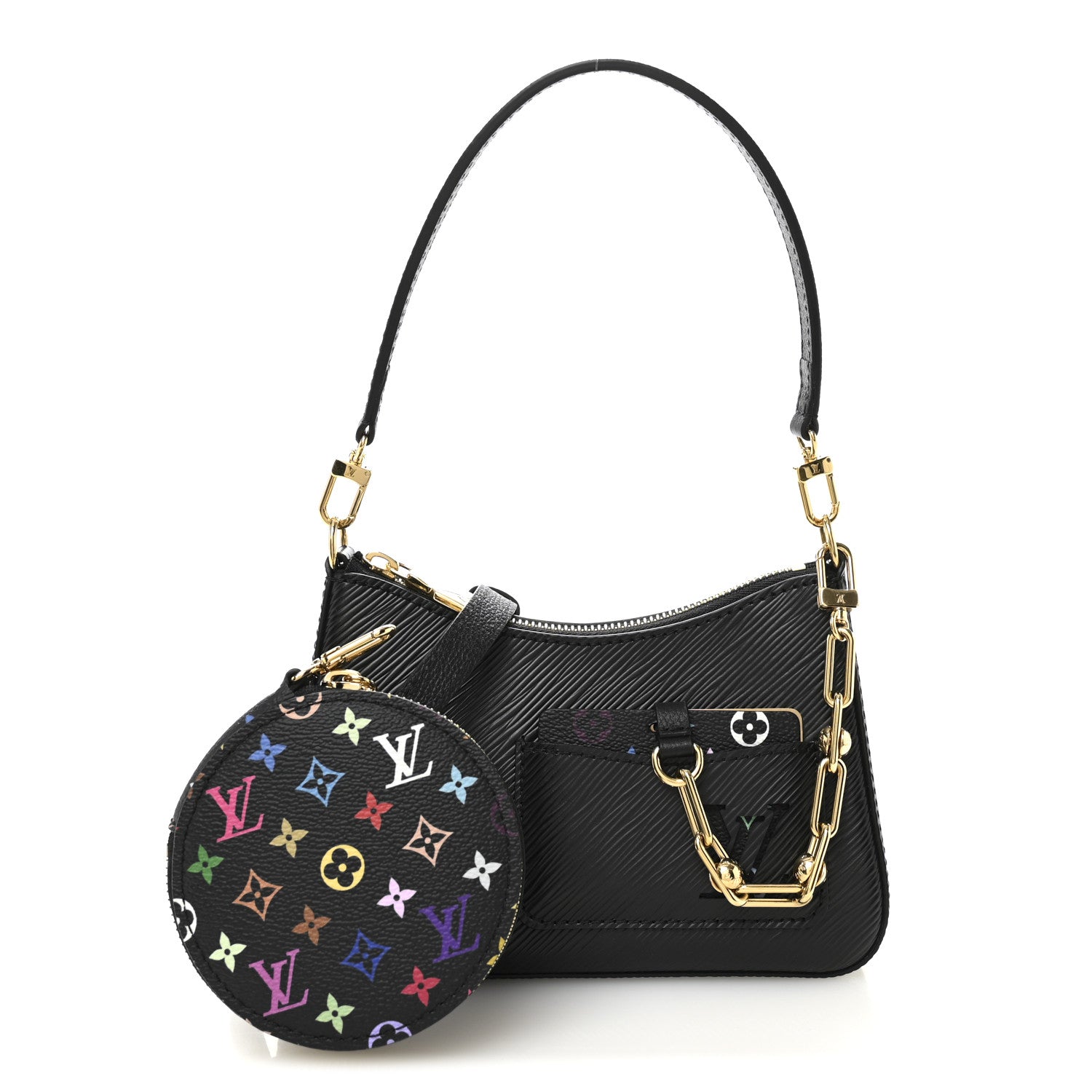 Louis Vuitton LV x TM Epi Monogram Multicolor Marellini Black 1 of 10