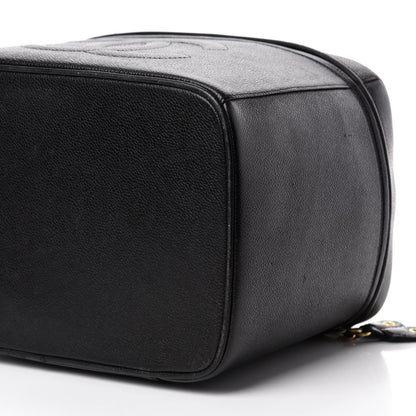 Chanel Caviar CC Vanity Train Case Black 7 of 15