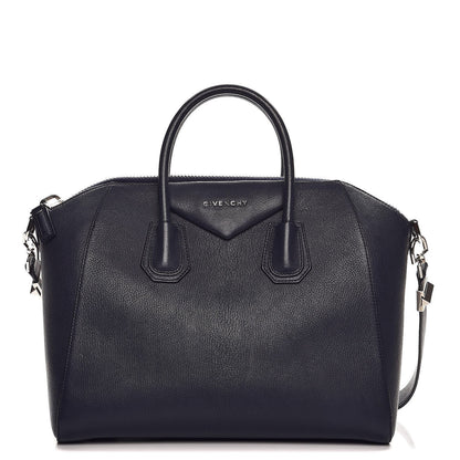 Givenchy Sugar Goatskin Medium Antigona Navy 1 of 10