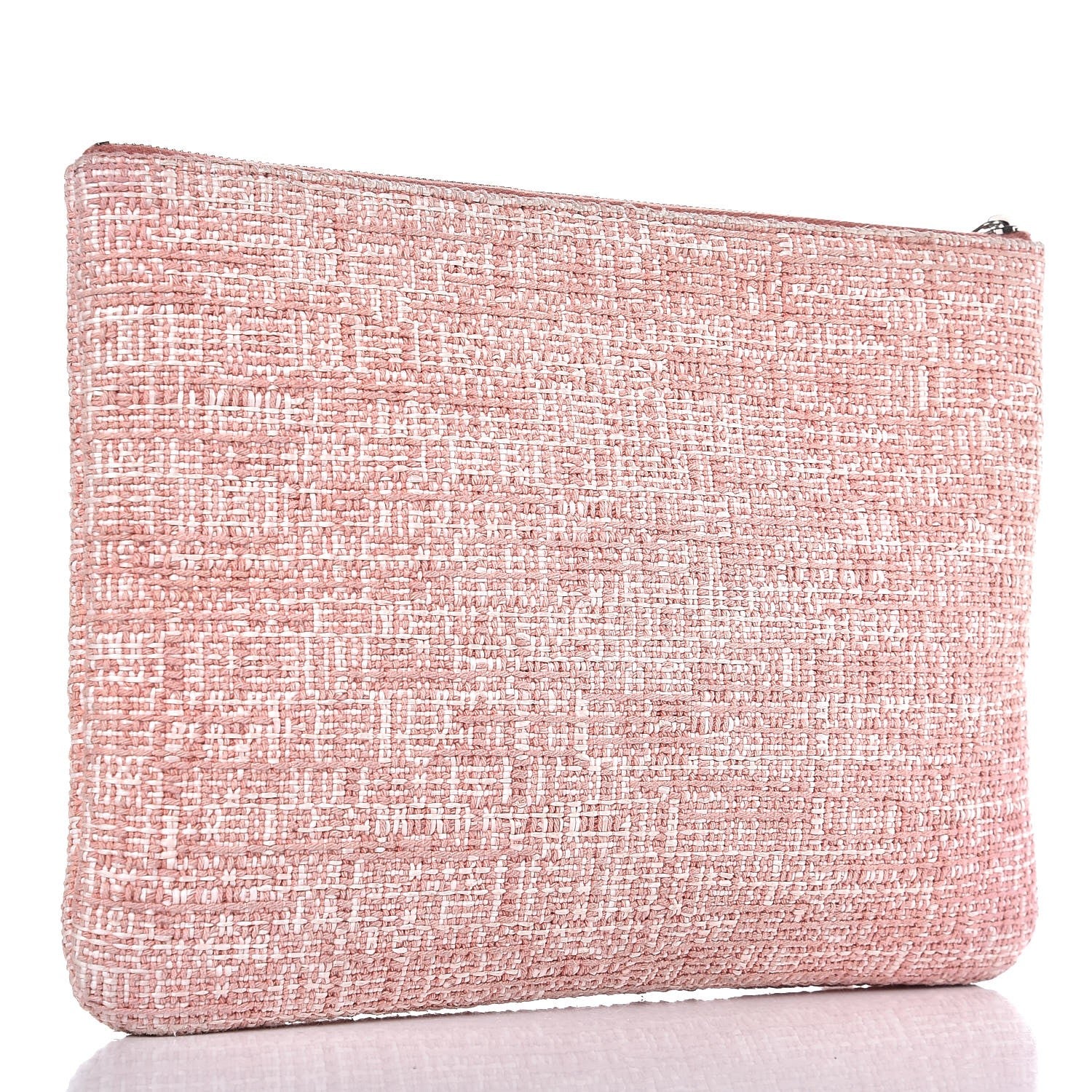 Chanel Canvas Small Deauville Pouch Pink 3 of 9