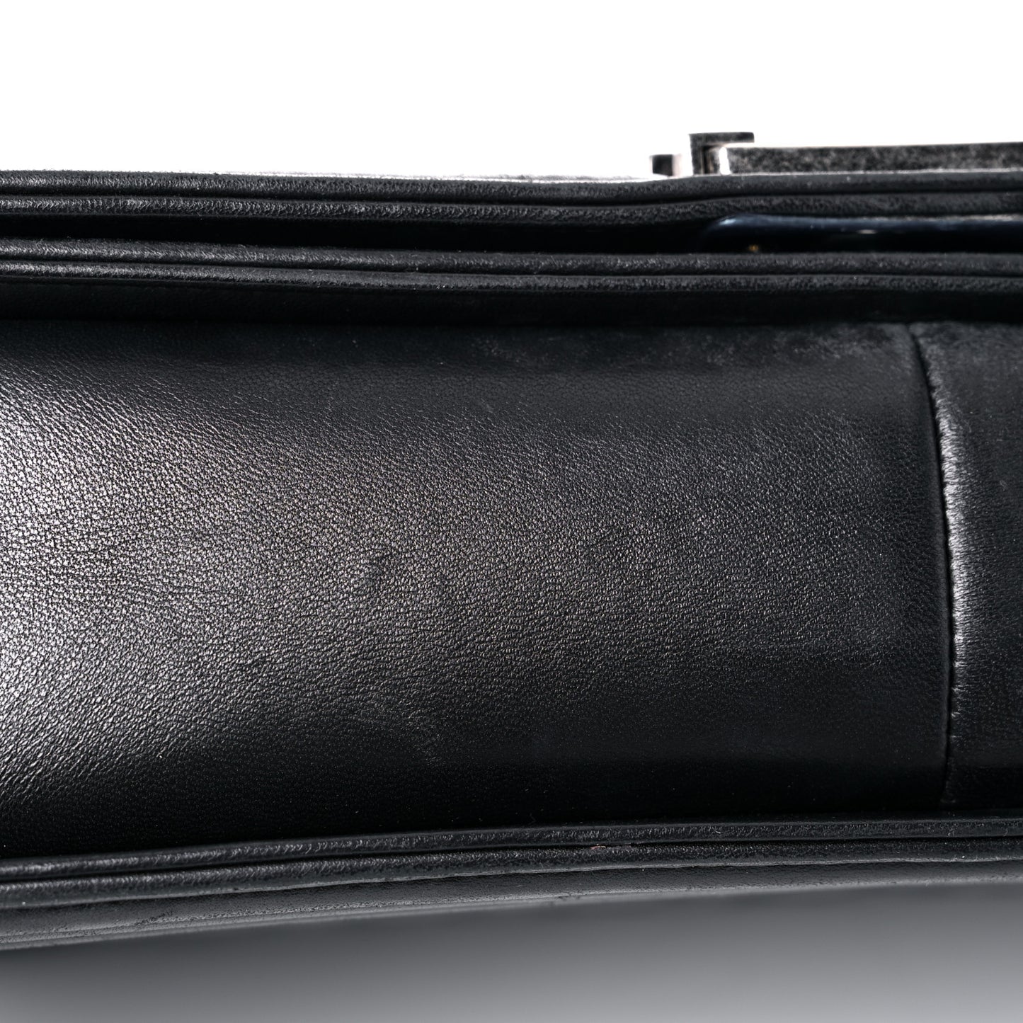 Lambskin Quilted New Medium Boy Flap Black